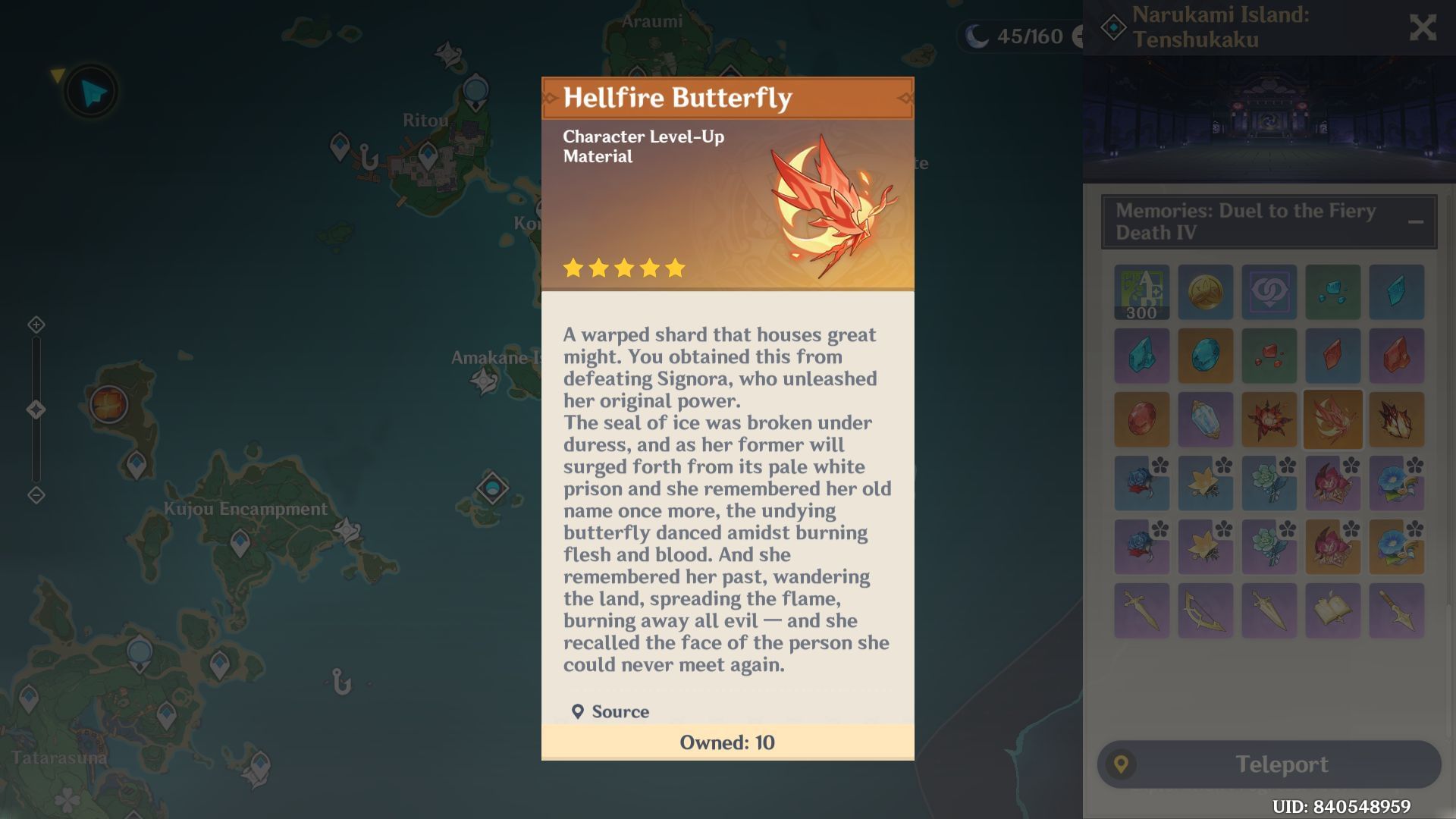 Genshin Impact Shenhe materials Ascension and talent resources list
