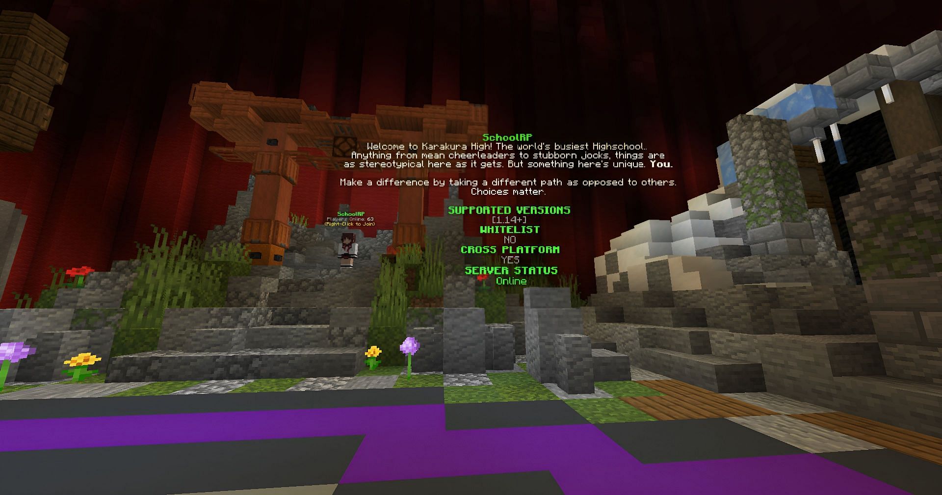 Roleplay Hub is the most popular roleplay server (Image via Mojang)