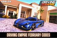 Roblox Driving Empire Codes February 2023 
