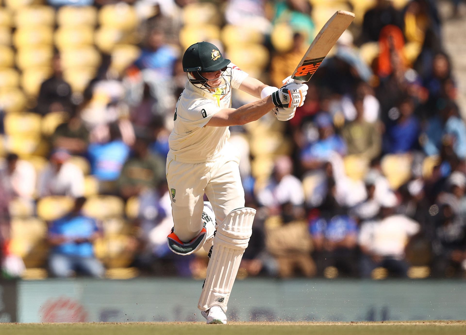 Steve Smith during the Nagpur Test (Pic: Getty Images)