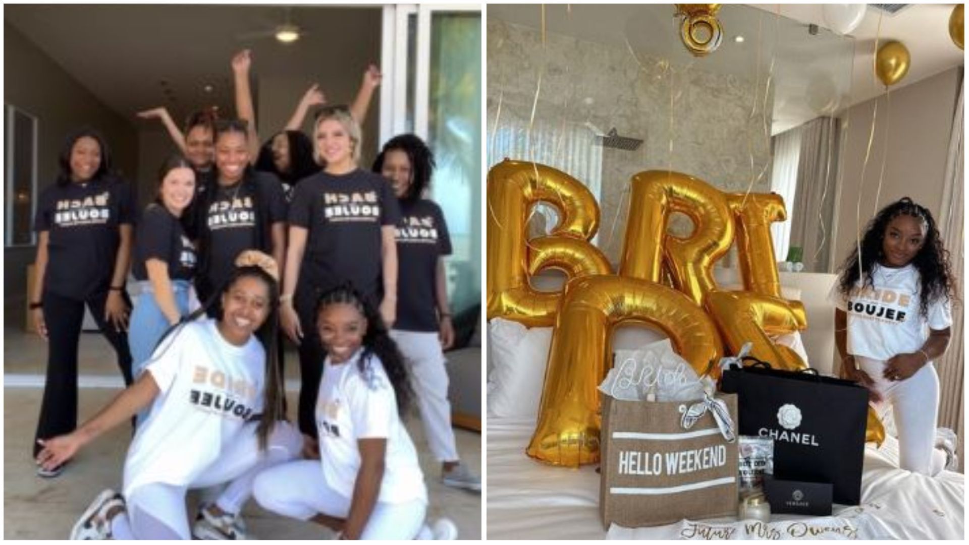 “We’re ready for you” – Simone Biles and friends start her bachelorette