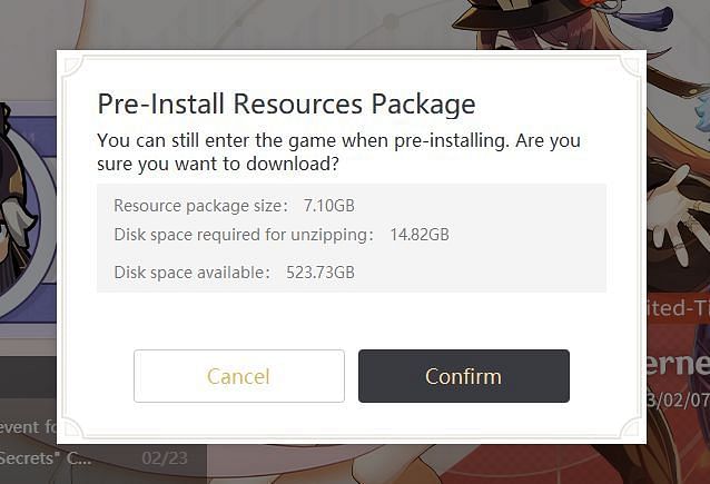 How To Download Genshin Impact 3.5 Update: Pre-installation Size And Guide