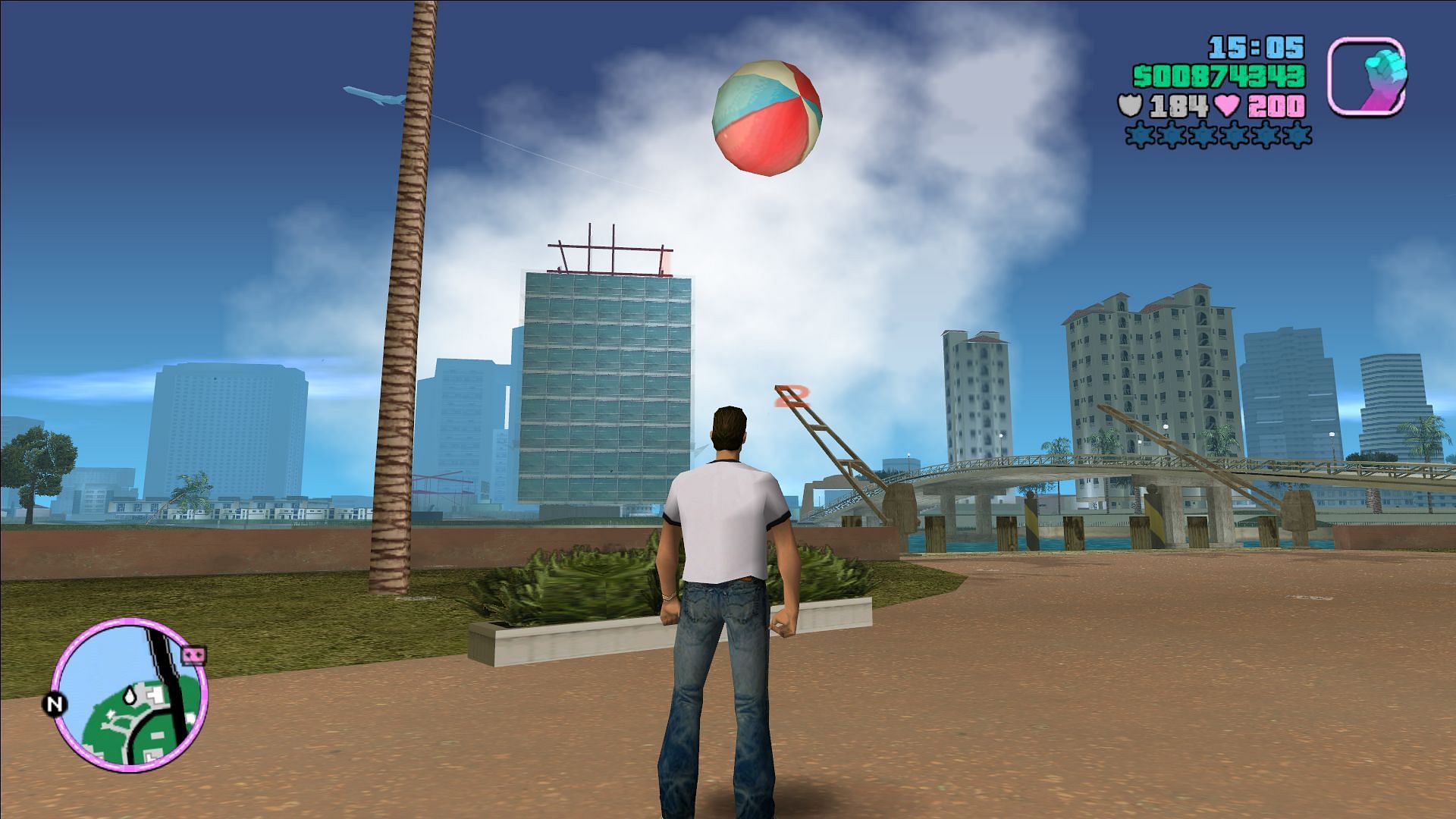 Keepie-Uppy Beach Ball - отличный пример креативной особенности (Изображение через Rockstar Games)
