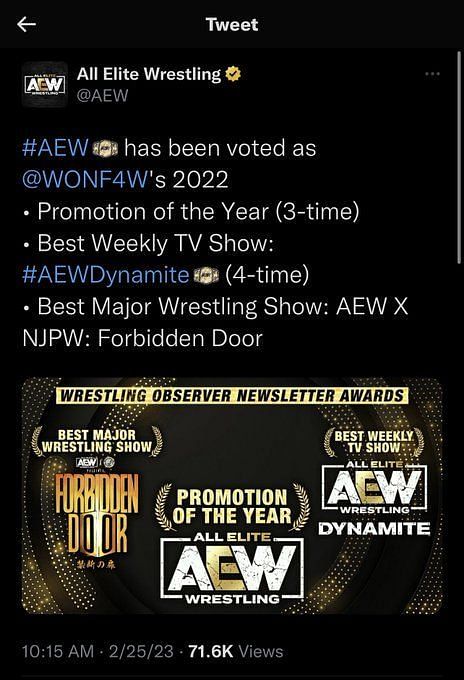 Top AEW Star Takes Apparent Dig At Impending Contract Expiry As Company ...