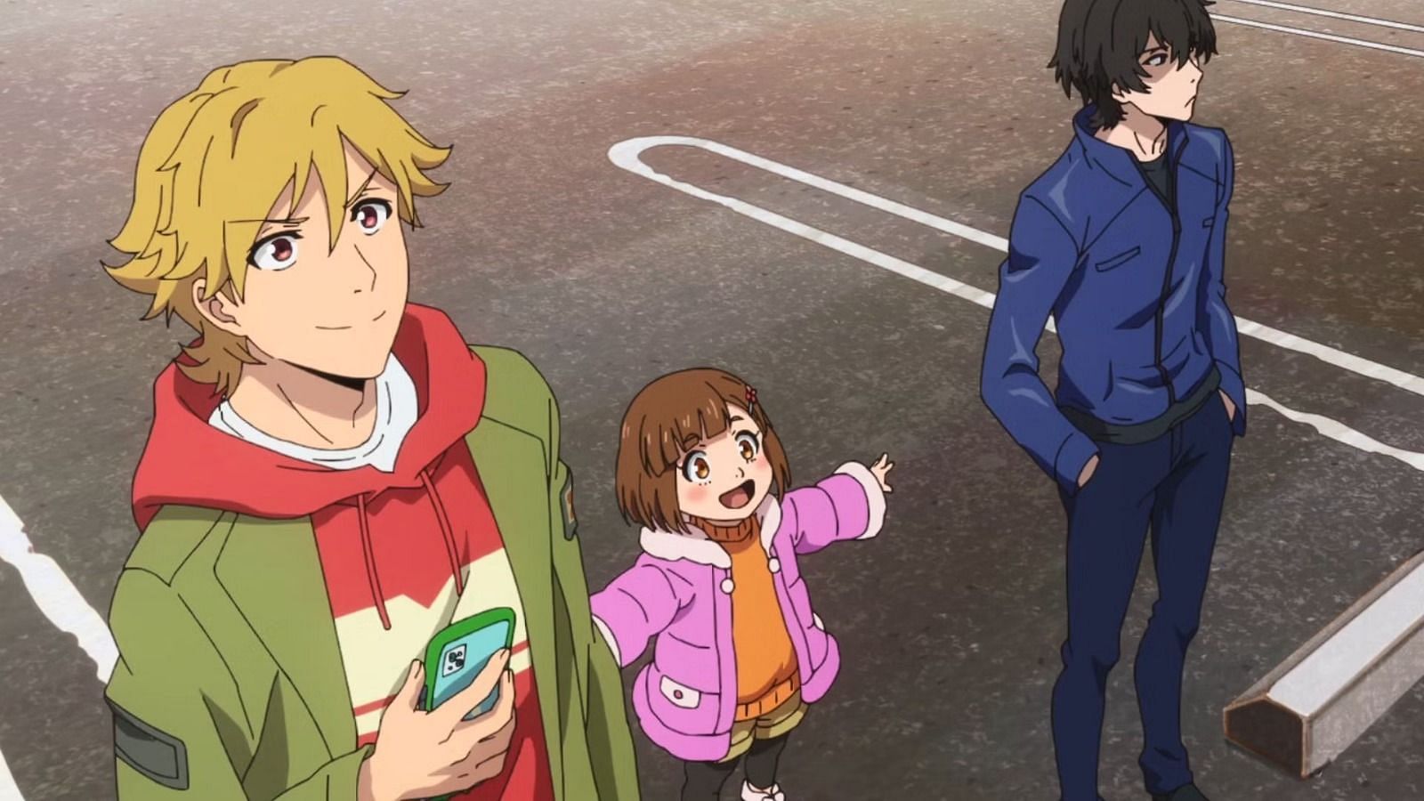 Rei, Miri, and Kazuki (Image via P.A. Works)