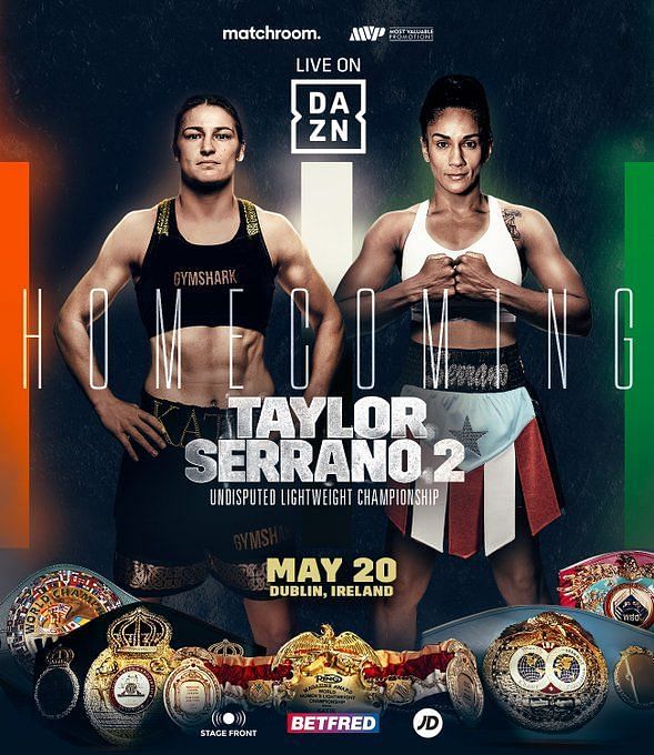 Katie Taylor Vs. Amanda Serrano Rematch Officially Announced - Date And ...