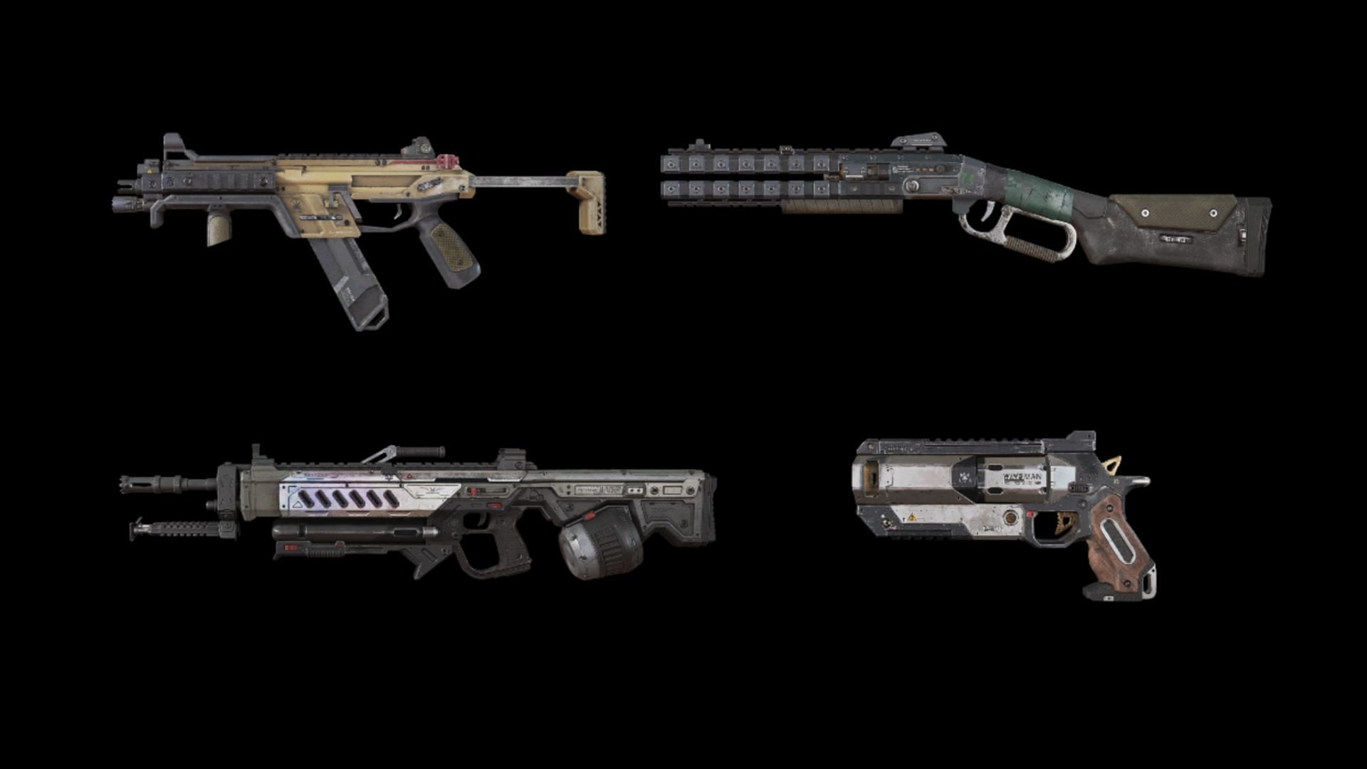 Season 16 will feature these weapons in gold along with the new Nemesis AR (Image via E.A.)