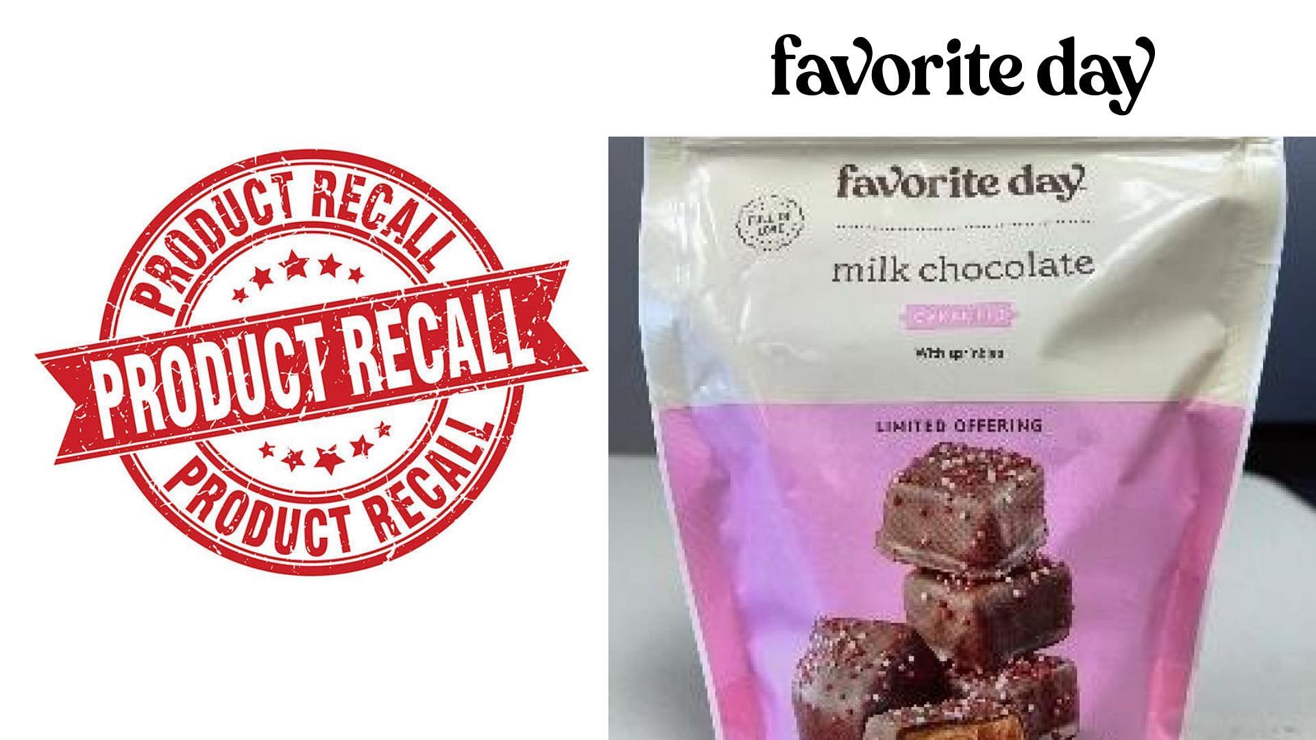 Favorite Day Valentine’s Day milk chocolate recall Reason, lot number