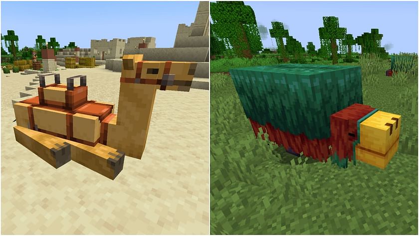 Camel and Sniffer: All about the two mobs coming in Minecraft 1.20 update