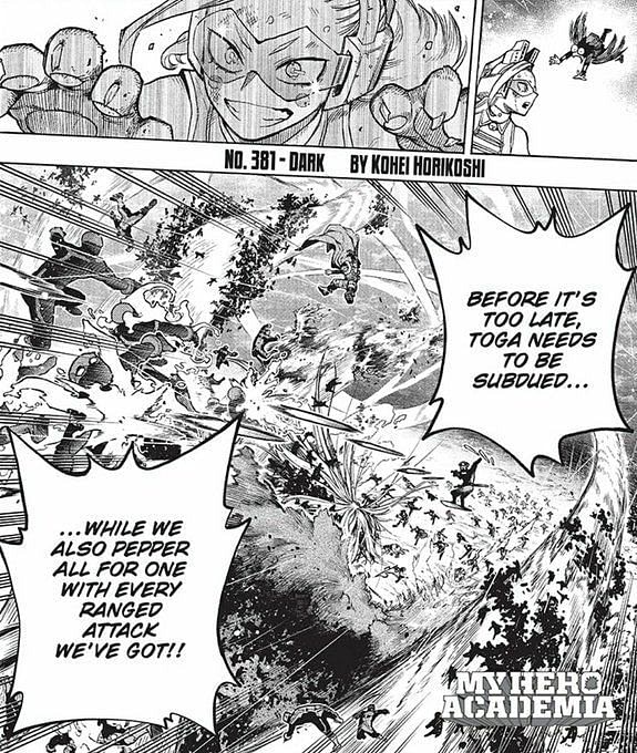 My Hero Academia chapter 381: The Heroes bet their all on Tokoyami and ...