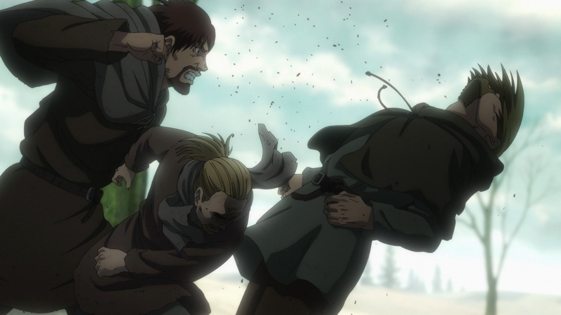 Thorfinn and Einar as seen in Vinland Saga season 2 episode 8 (Image via MAPPA)