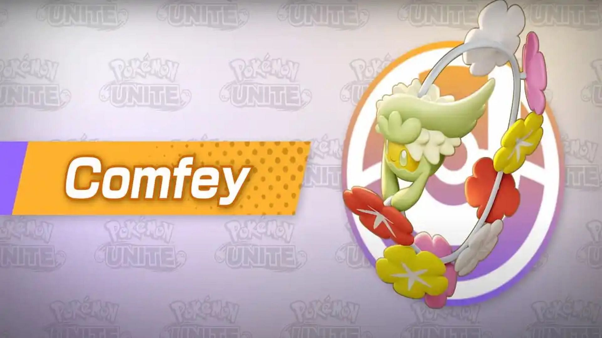 Official artwork for Comfey in Pokemon Unite (Image via The Pokemon Company)