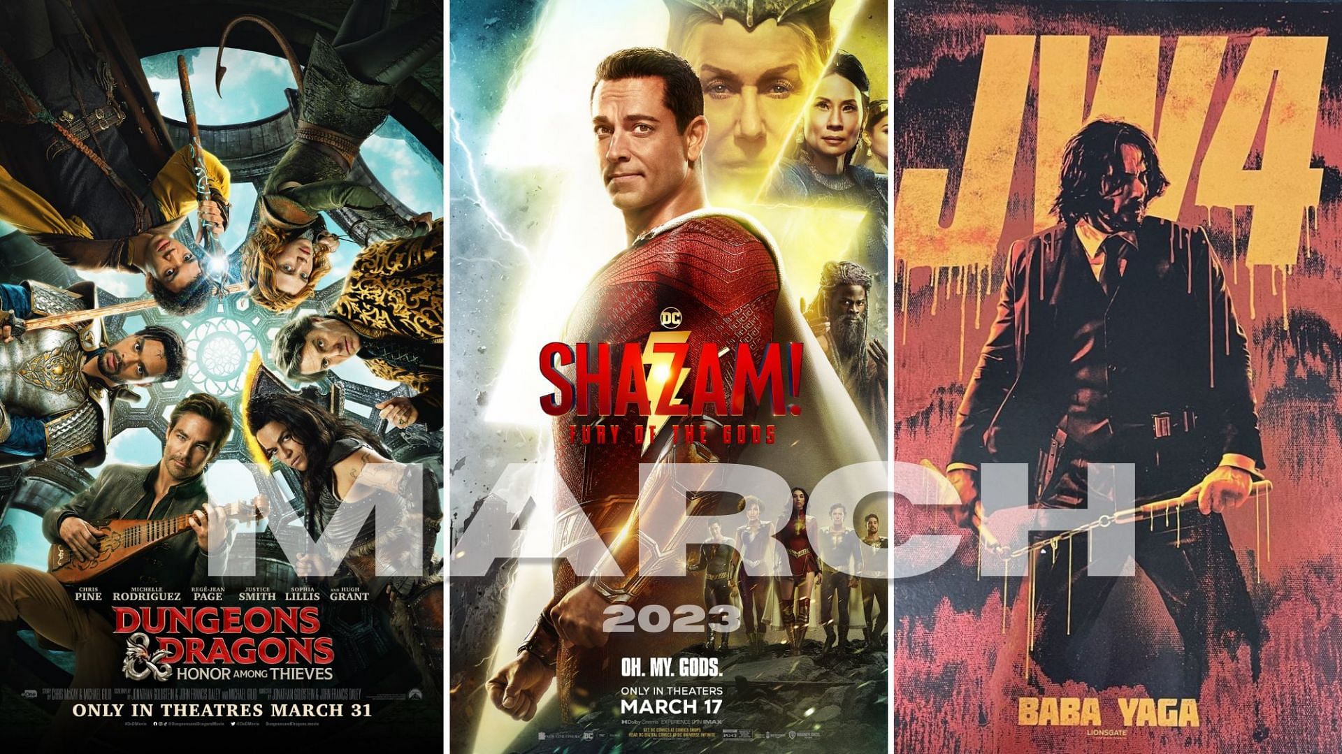 Top 5 movies releasing in March 2023