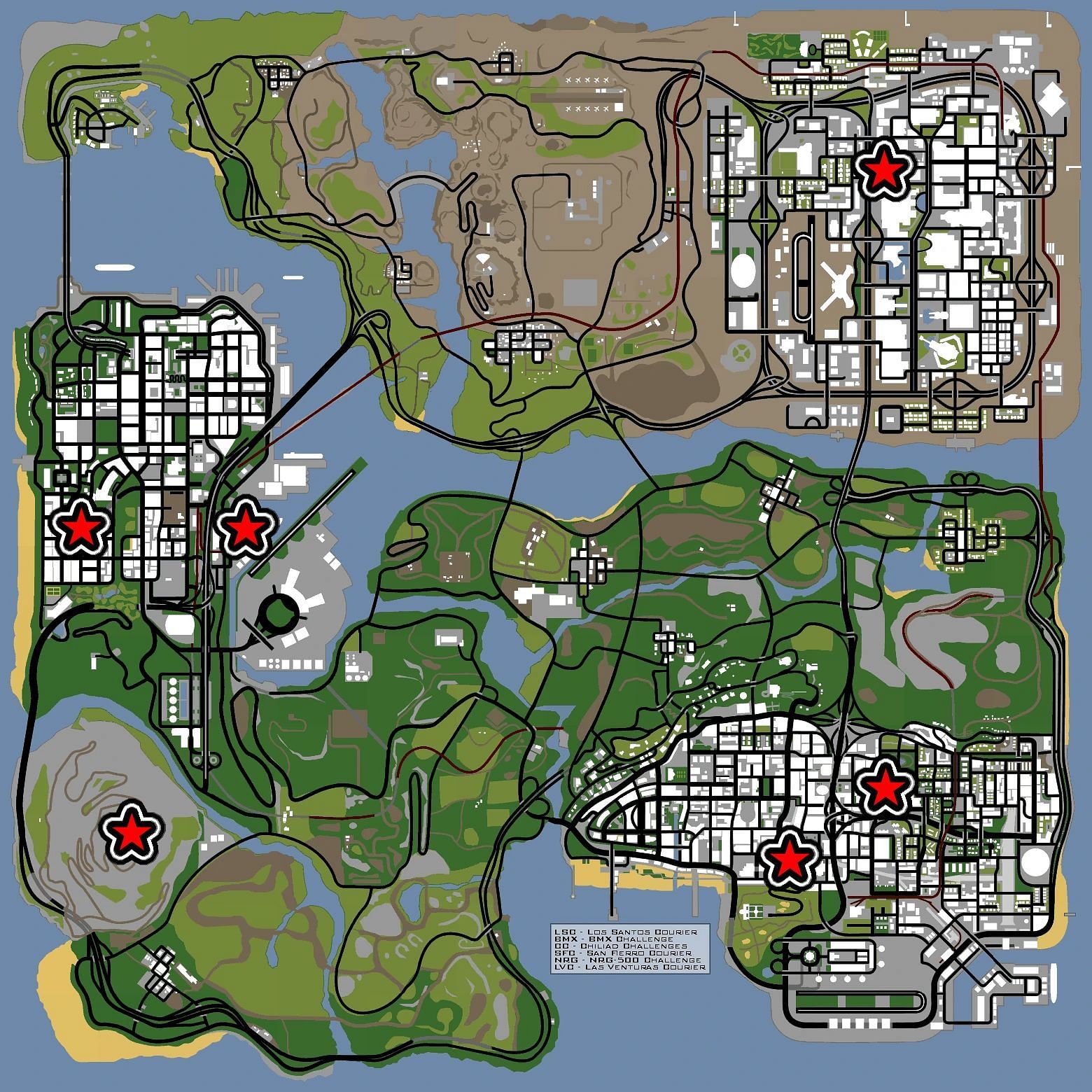Three hidden challenges and courier missions (image via Rockstar Games, GTA Wiki)