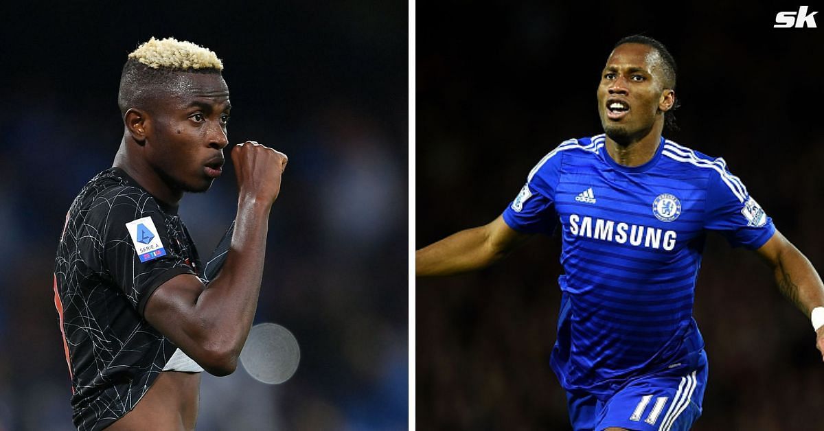 Didier Drogba is my idol" - Victor Osimhen hails Chelsea legend as the  player he 'loved watching' amid transfer speculation