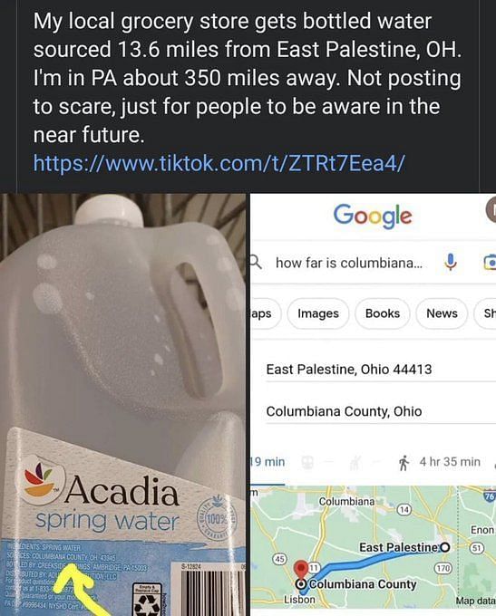 Acadia water recall All you need to know in wake of Ohio contamination