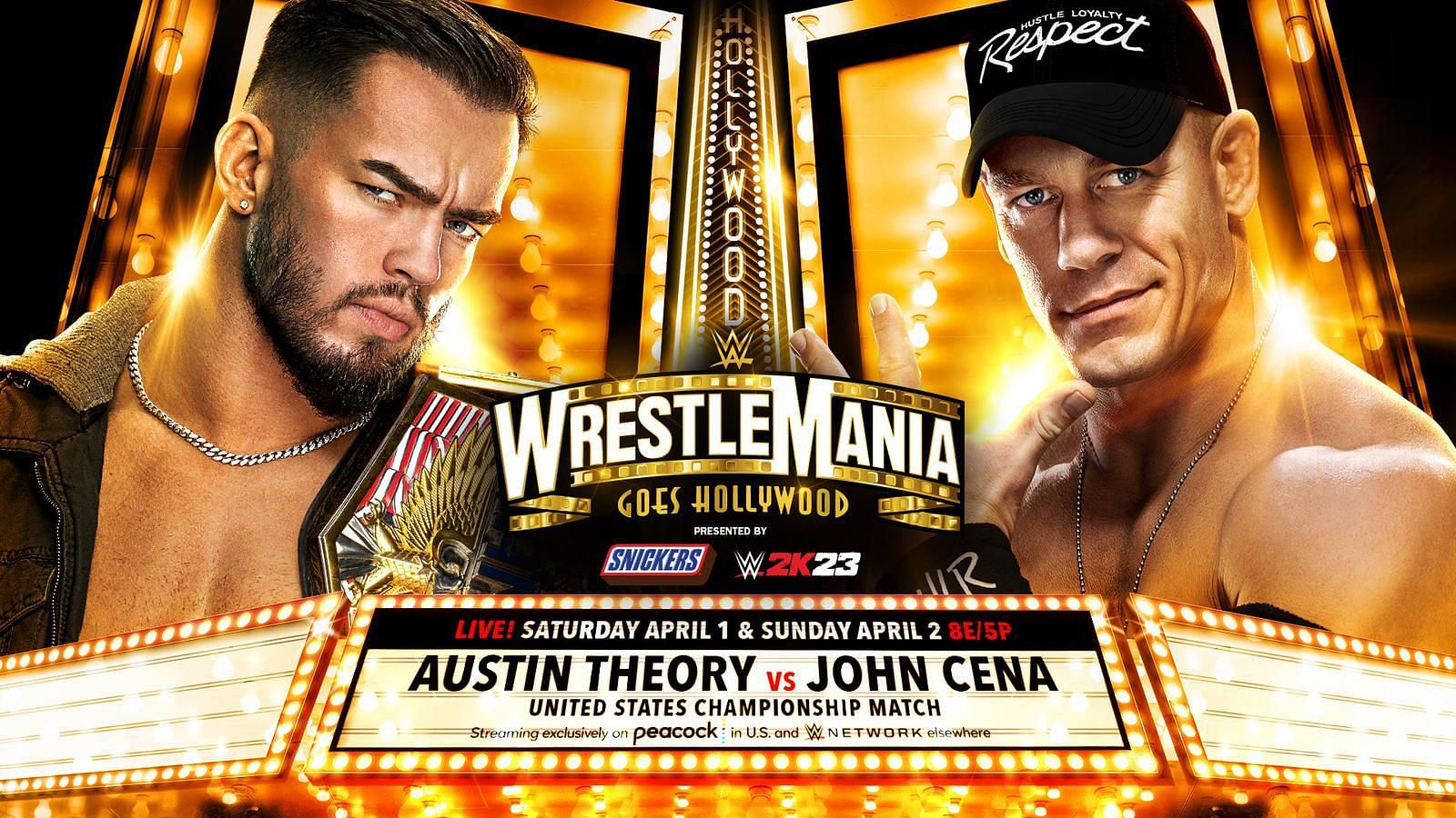 WrestleMania 39 में होगा ऑस्टिन थ्योरी vs जॉन सीना का मुकाबला 
