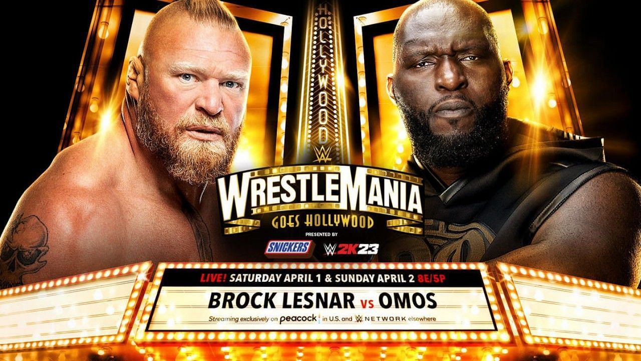 WWE सुपरस्टार्स ब्रॉक लैसनर और ओमोस 