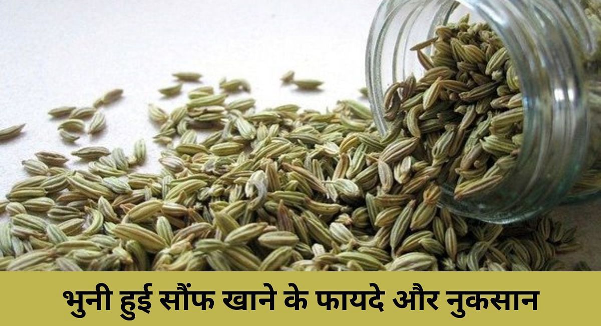 भुनी हुई सौंफ खाने के फायदे और नुकसान