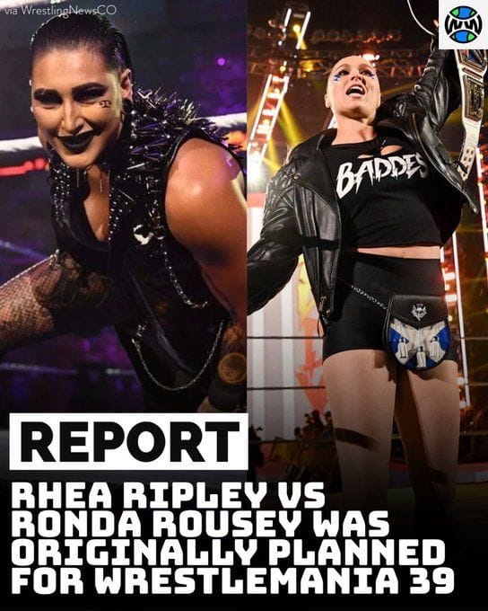 Ronda Rousey was originally slated to have a potential dream match ...