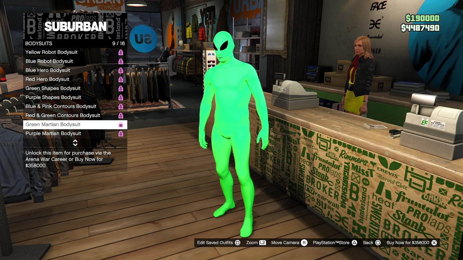 How to get purple and green alien suits in GTA Online