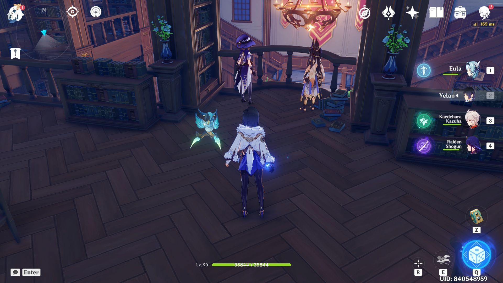 Cyno and Lisa catching up (Image via HoYoverse)