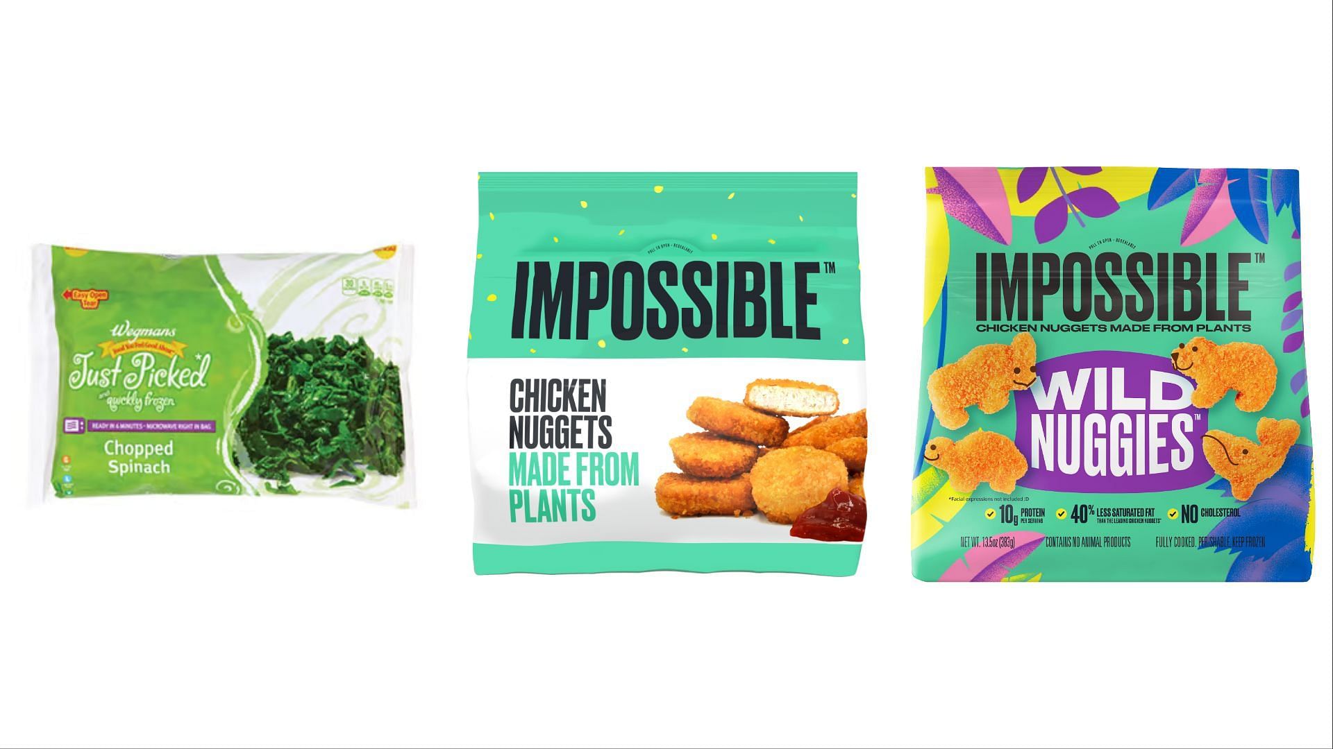 Wegmans frozen spinach and Impossible chicken nuggets recall reason