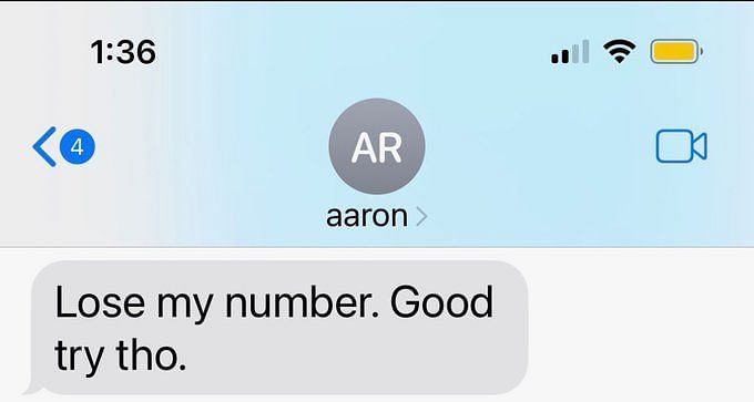 “lose My Number” Aaron Rodgers Takes A Wild Dig At Adam Schefter Over