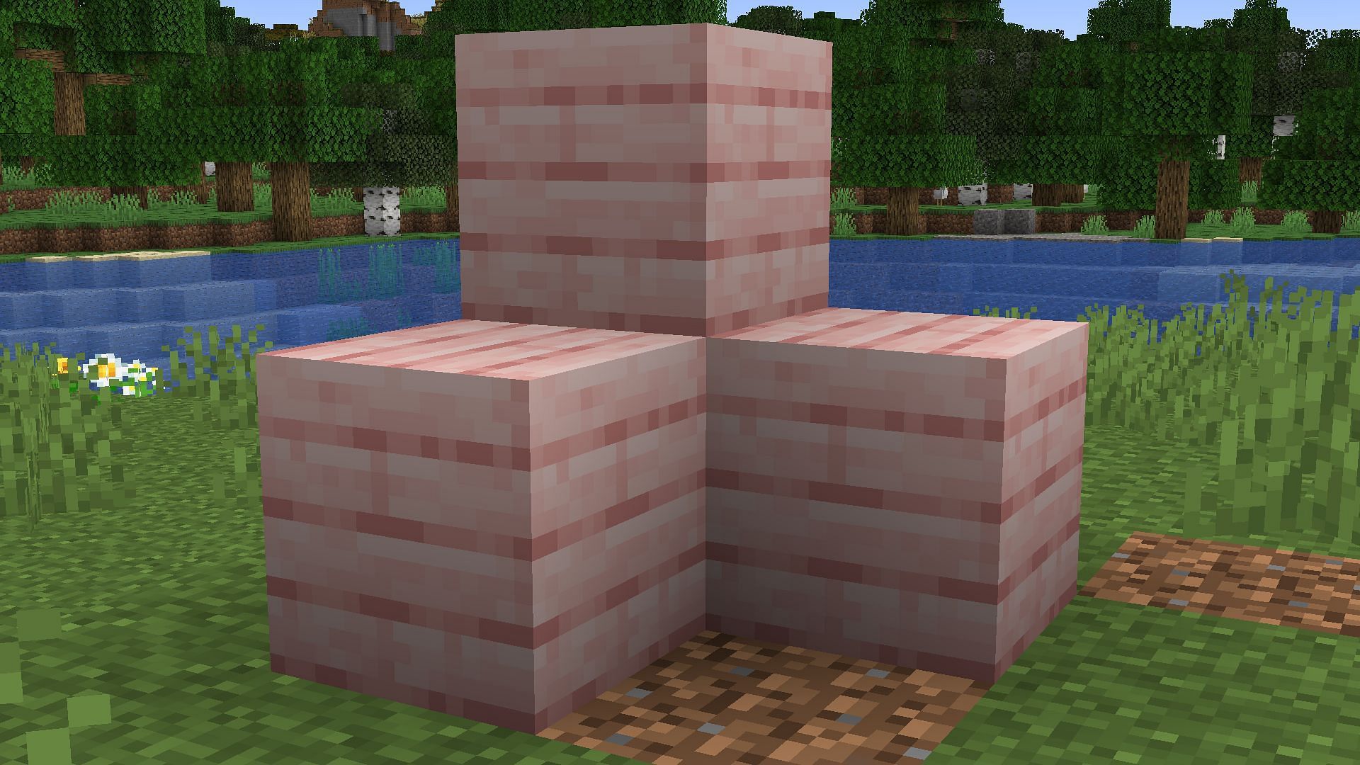 Cherry Planks will be one of the cutest wood blocks in Minecraft 1.20 Trails and Tales update (Image via Mojang)