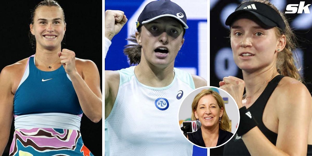 Iga Swiatek, Aryna Sabalenka & Elena Rybakina will be the Rafael Nadal, Roger Federer & Novak Djokovic of women's tennis: Chris Evert