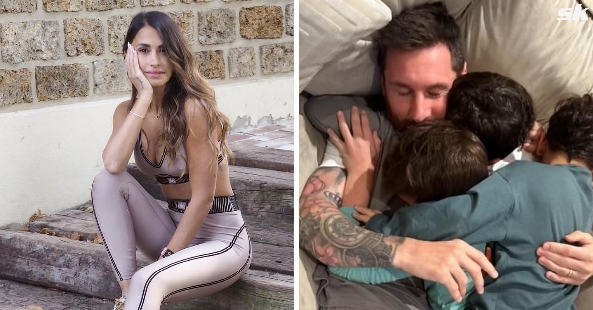 “World’s best dad” – Antonela Roccuzzo shares adorable image of Lionel Messi after PSG lost to Rennes 