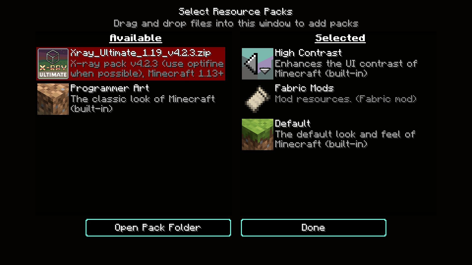 A new high contrast resource pack in Minecraft 1.19.4 update will help players with impaired eyesight (Image via Mojang)