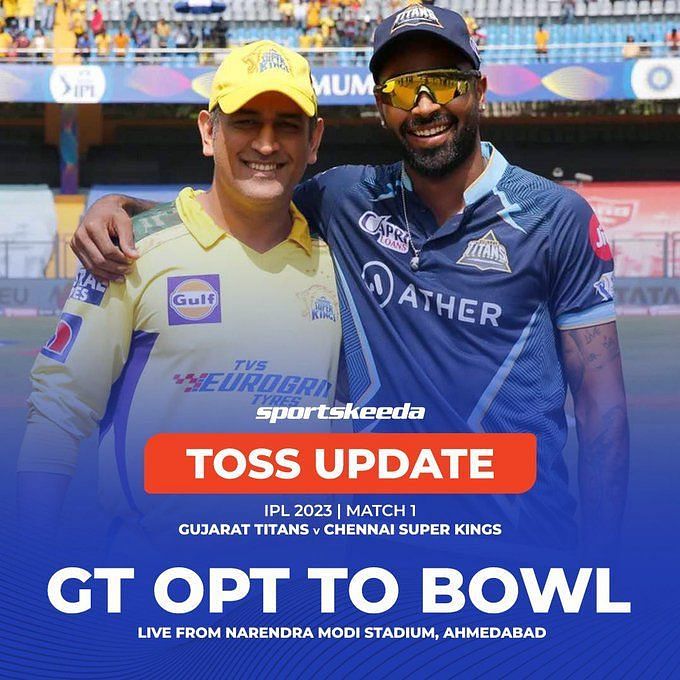 GT Vs CSK, IPL 2023: Toss Result And Playing XIs For Today's Match ...