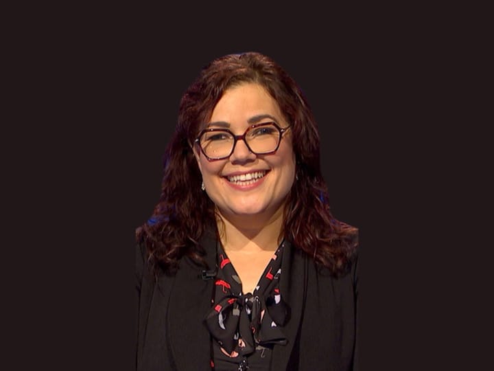 Tamara Ghattas: Tonight's winner (Image via Jeopardy)