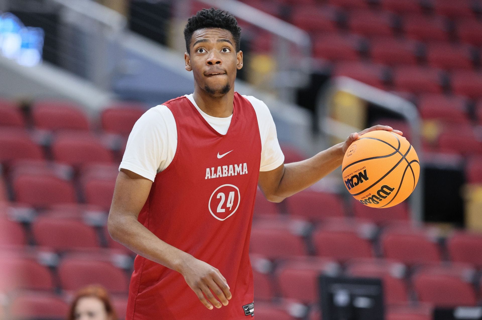 "I always grew up being an Alabama football fan" Brandon Miller calls