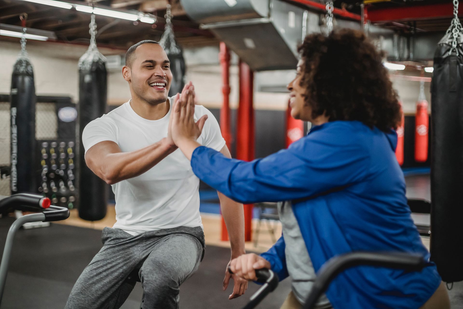 Working out with an instructor or someone who is familiar with your condition can help you in case of emergency (Image via Pexels/Julia Larson)