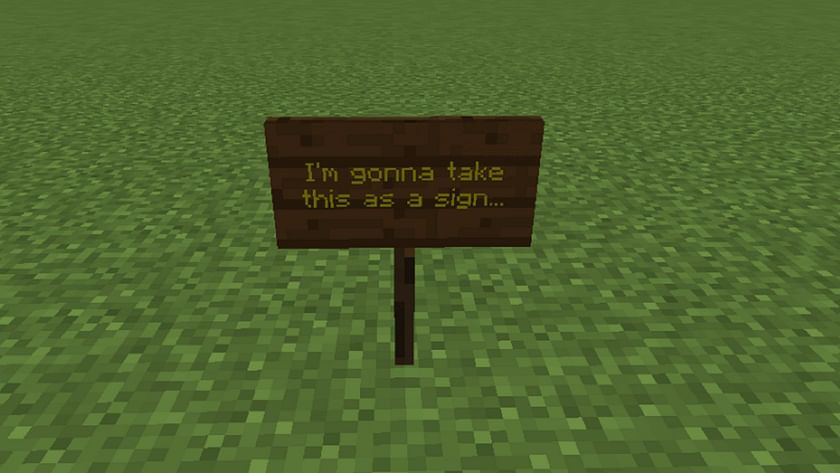 How to edit signs in Minecraft 1.20 update