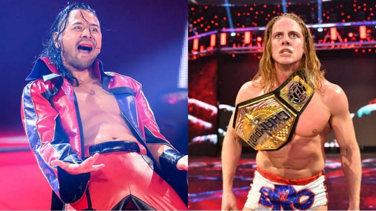 WWE सुपरस्टार्स शिंस्के नाकामुरा और मैट रिडल 