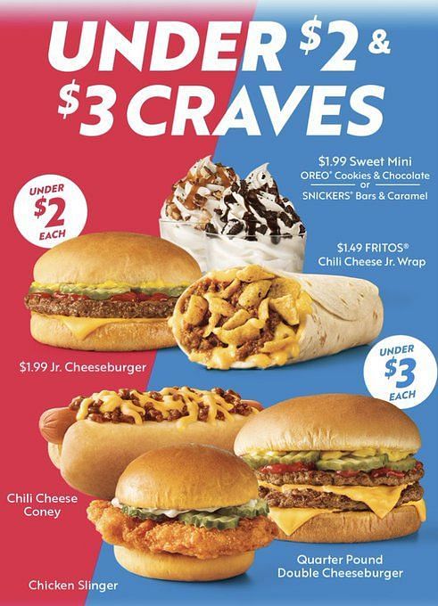 Sonic Under $3 Craves menu explored