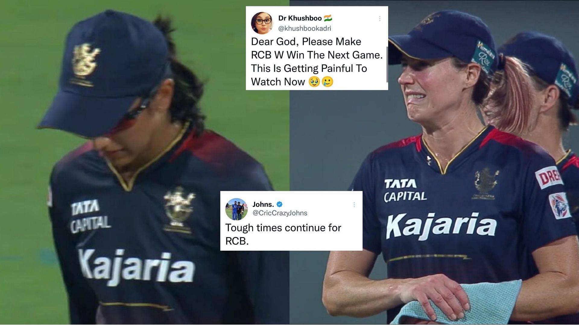 "This is getting painful to watch now" – Twitter reacts as Royal Challengers Bangalore lose 5th consecutive match in WPL 2023
