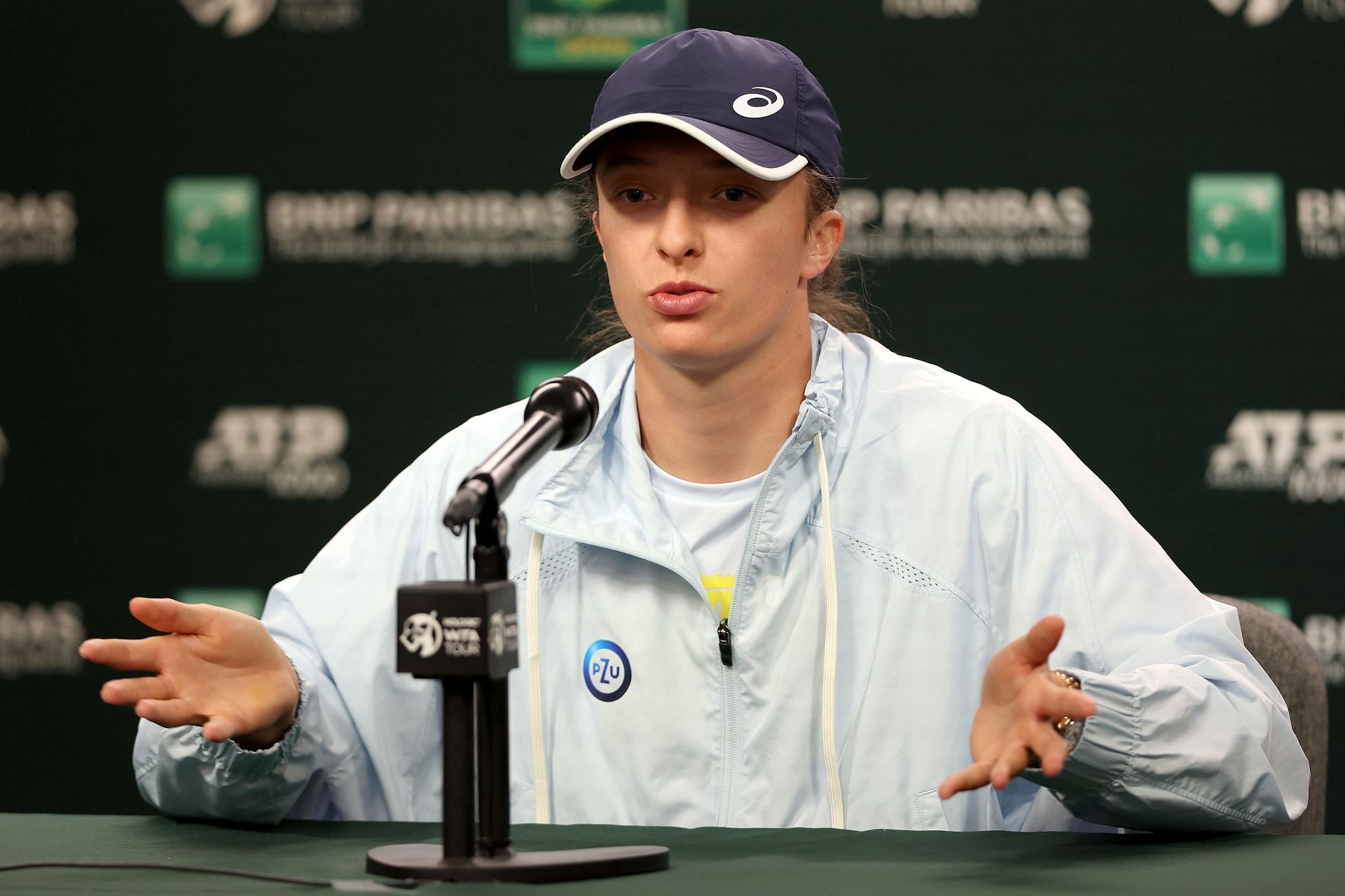 Iga Swiatek هو حامل اللقب في Indian Wells هذا العام.