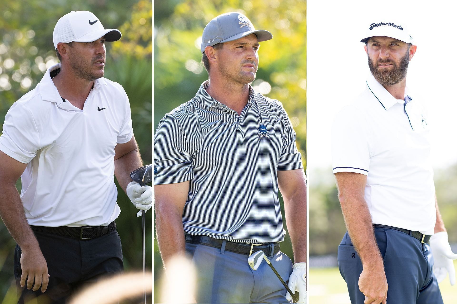 Dustin Johnson, Brooks Koepka, Bryson DeChambeau clubbed together for ...