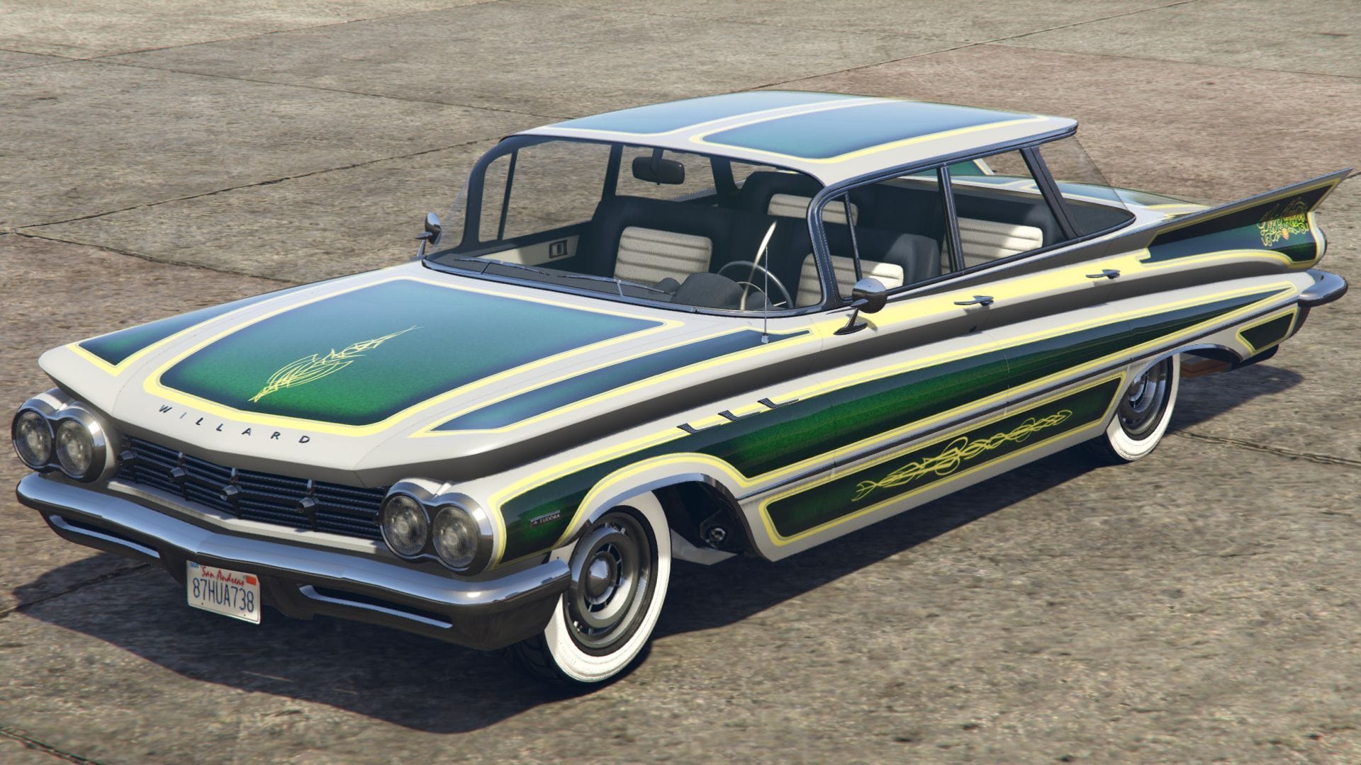 Which reallife car is the Willard Eudora in GTA Online based on, and