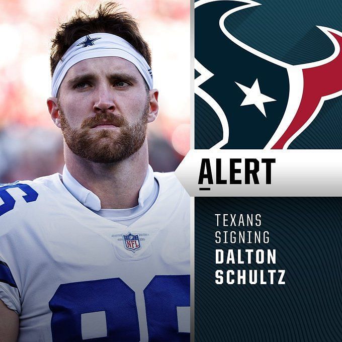 Dalton Schultz's Texans contract How much will former Cowboys TE earn