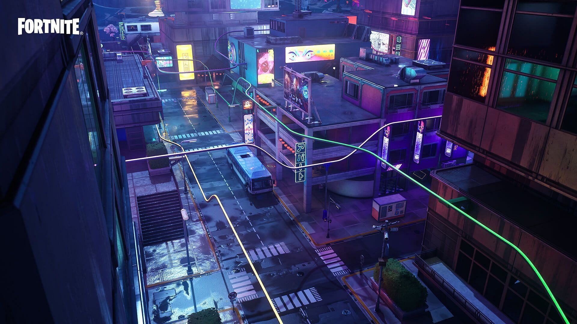 New Mega City POI in Fortnite Chapter 4 Season 2 (Image via Epic Games)