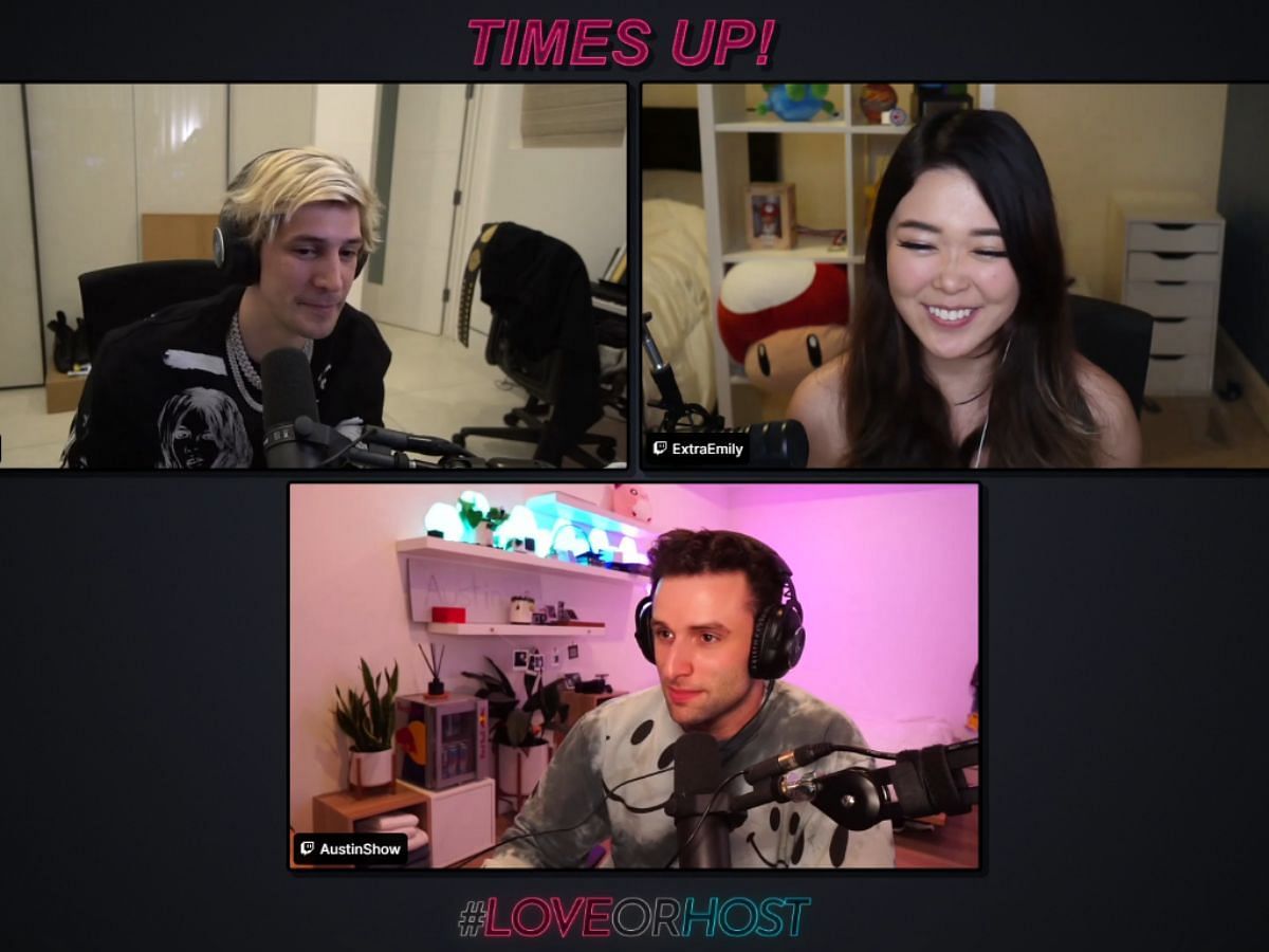 What is Love or Host? Twitch star xQc selects ExtraEmily at popular e-dating show