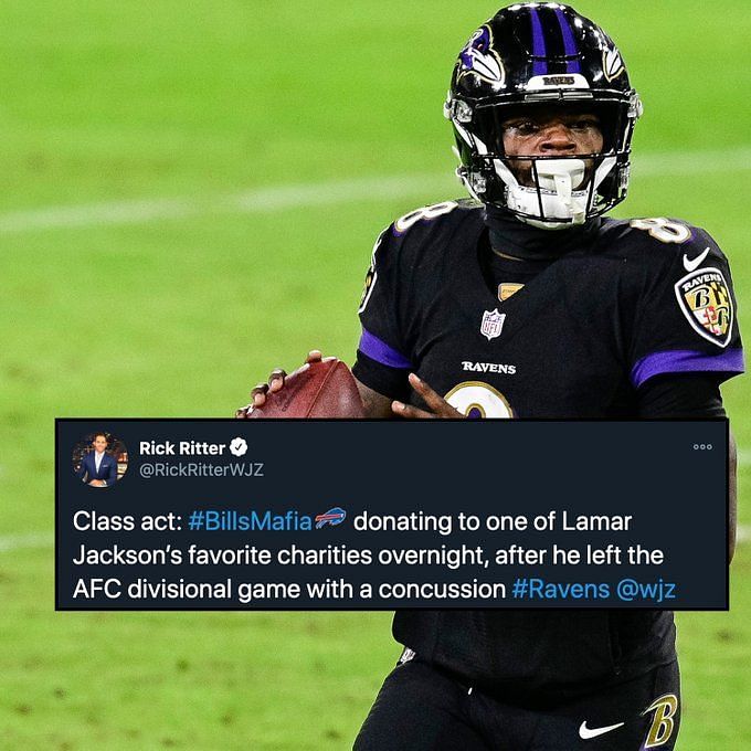 Bills Fans Once Donated Over $240,000 To Lamar Jackson’s Charity After ...