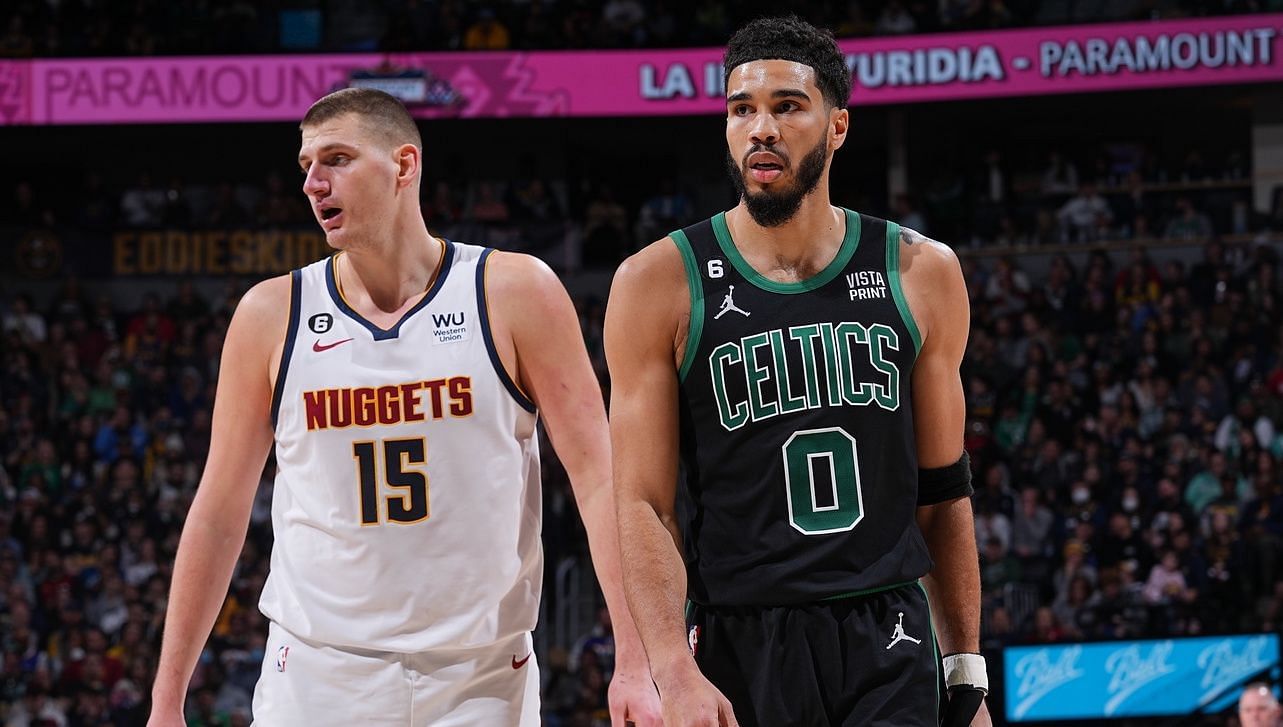 Jokic ve Tatum (Fotoğraf: NBC Sports)