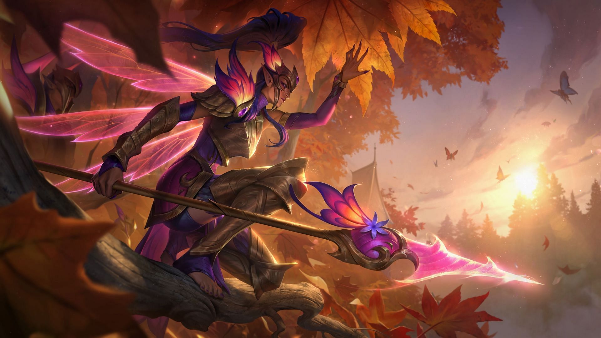 Faerie Court Kalista in LoL (Image via Riot Games)