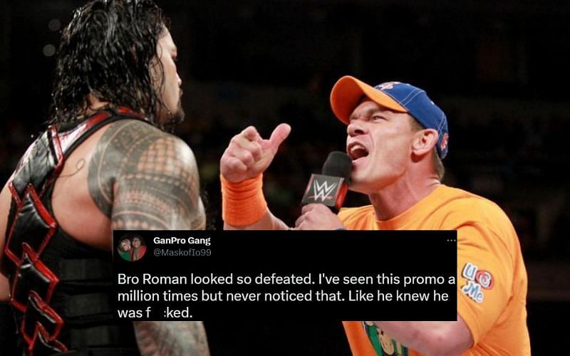 WWE fans are still not over this iconic Roman Reigns and John Cena moment